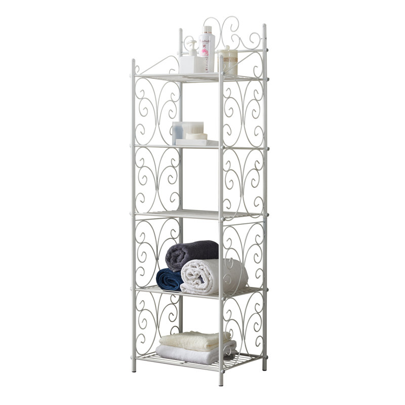 Alcott Hill® Auvianna Metal Freestanding Bathroom Shelves Wayfair